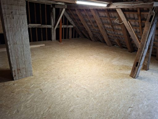 Ausgebauter Dachboden mit zusätzlicher Nutzfläche